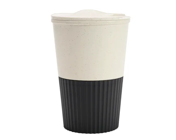 VASO DE FIBRA DE TRIGO CAP. 380 ML. COFFY A3120 NEGRO A3120 Negro