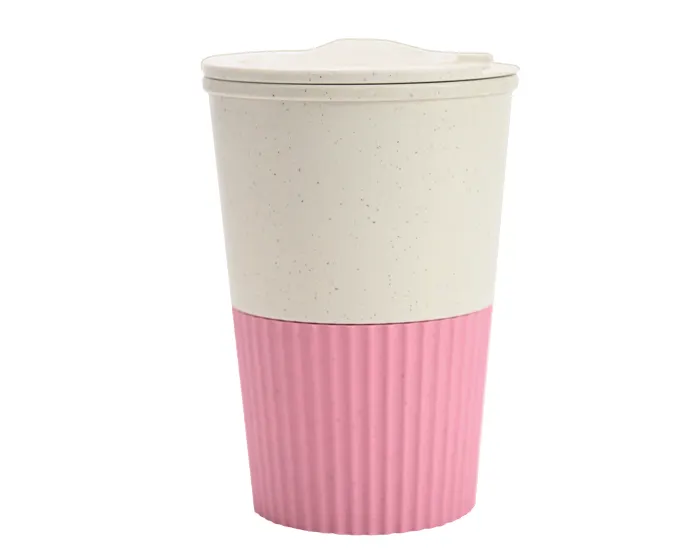VASO DE FIBRA DE TRIGO CAP. 380 ML. COFFY A3120 PALO DE ROSA A3120 Palo de rosa