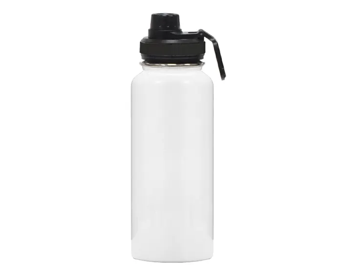 TERMO DE ACERO INOXIDABLE DE SUBLIMACIÓN 1,200 ML. SUBLI MEGA KYLO A3127 BLANCO — clave A3127