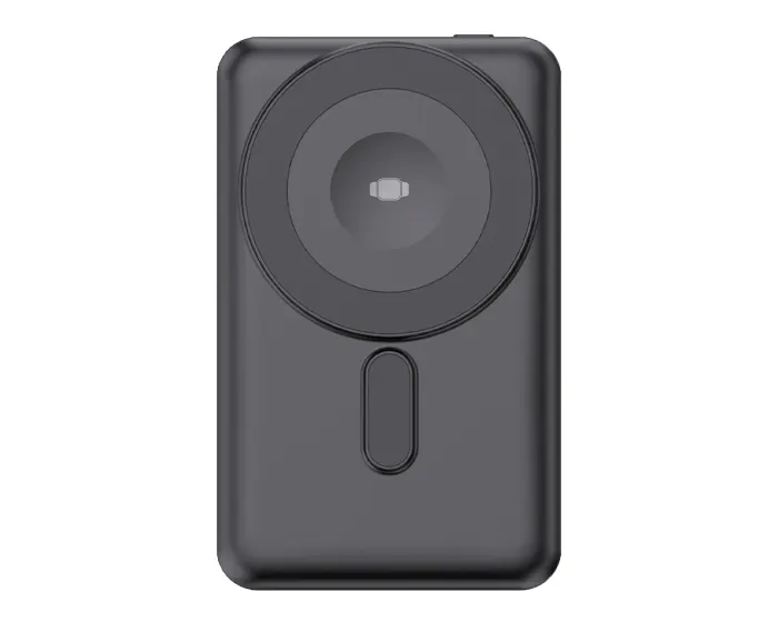 BATERÍA INALÁMBRICA 3 EN 1 CON SOPORTE CAP. 5000 mAh MAGNETIC A3140 NEGRO — clave A3140