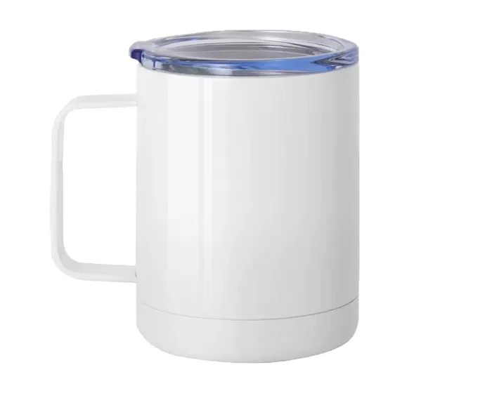 TERMO DE ACERO INOXIDABLE DE SUBLIMACIÓN 350 ML. SUBLI CANDEL A3156 BLANCO — clave A3156