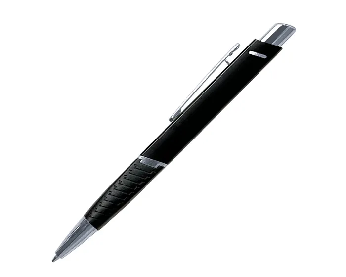 BOLÍGRAFO DE ALUMINIO CON FORMA CUADRADA QUADRATI A3157 NEGRO — clave A3157