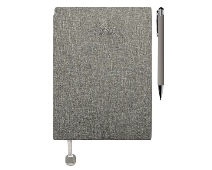 AGENDARIO CON BOLÍGRAFO VENECIA A3167 GRIS A3167 Gris