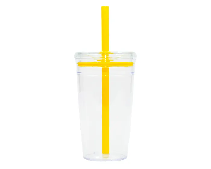 VASO DE PLÁSTICO DE 450 ML. CONGA A3172 AMARILLO A3172 Amarillo