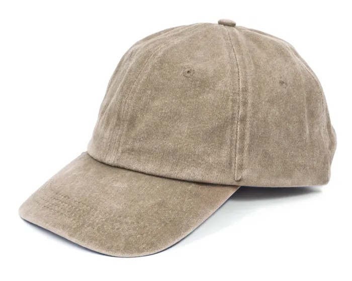 GORRA DE ALGODÓN DESLAVADO INDIE A3173 CAFÉ — clave A3173