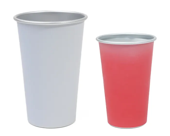 VASO DE ALUMINIO QUE CAMBIA DE COLOR CAMALEON A3175 ROJO A3175 Rojo