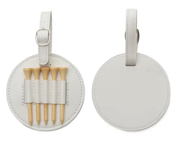ESTUCHE CON SOPORTES TEES DE GOLF A3177 BLANCO — clave A3177