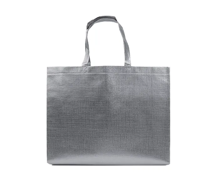 BOLSA DE NONWOVEN METALIZADO GLEAM L A3187 PLATA A3187 Plata