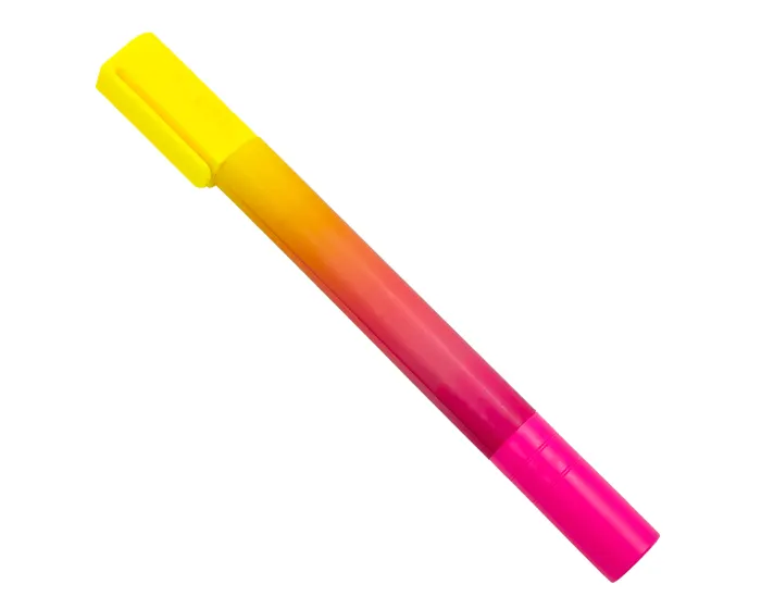 MARCADOR DE PLÁSTICO CON DOS COLORES DUO MEGA MARKY A3198 ROSA — clave A3198