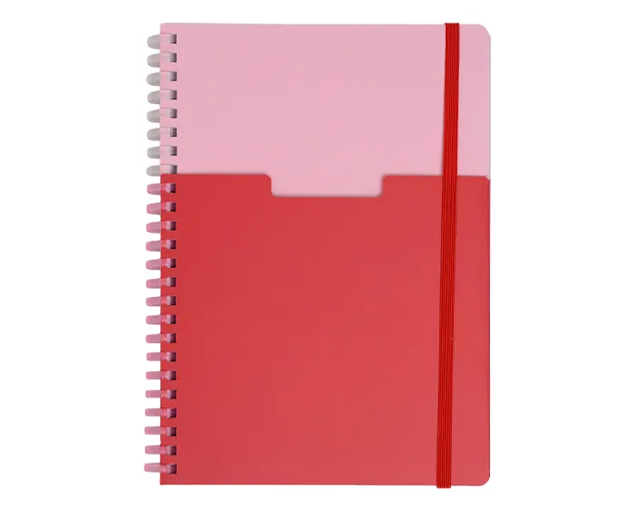 LIBRETA A5 DE ESPIRAL SUAVE LEGO A3216 ROJO — clave A3216