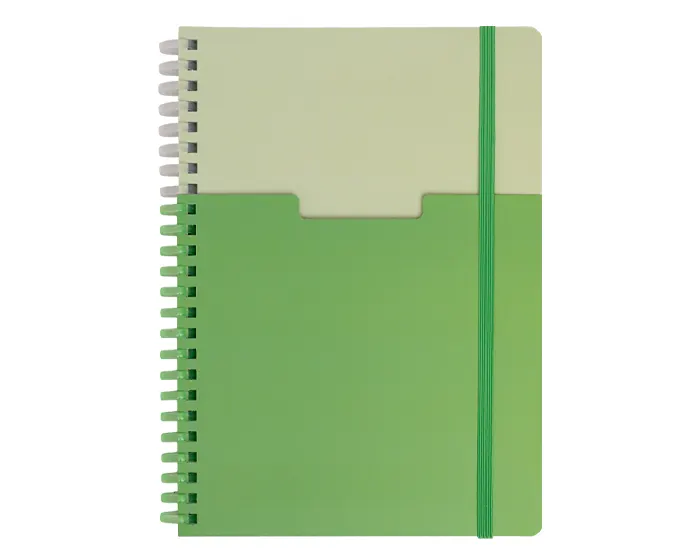 LIBRETA A5 DE ESPIRAL SUAVE LEGO A3216 VERDE CLARO — clave A3216