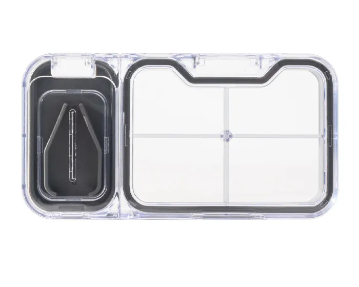 PASTILLERO CON CORTAPASTILLAS ESATTO A3218 GRIS — clave A3218
