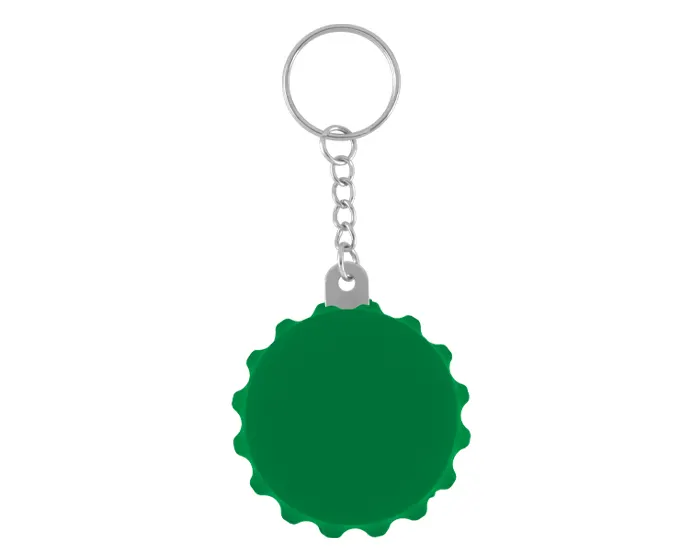 LLAVERO-DESTAPADOR DE PLÁSTICO CORCHOLATA A3223 VERDE — clave A3223