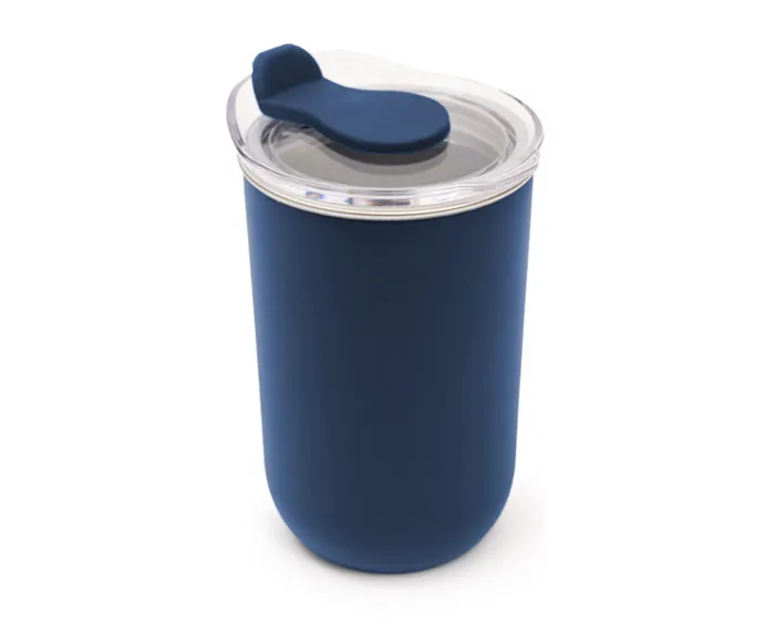 TERMO ACERO INOX / PLÁSTICO DE 350 ML. MALVA A3239 AZUL MARINO A3239 Azul marino