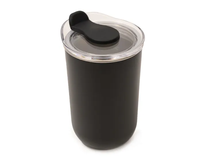TERMO ACERO INOX / PLÁSTICO DE 350 ML. MALVA A3239 NEGRO A3239 Negro