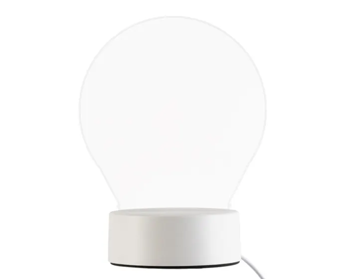 LAMPARA LED DE ACRÍLICO GLOW A3240 BLANCA — clave A3240