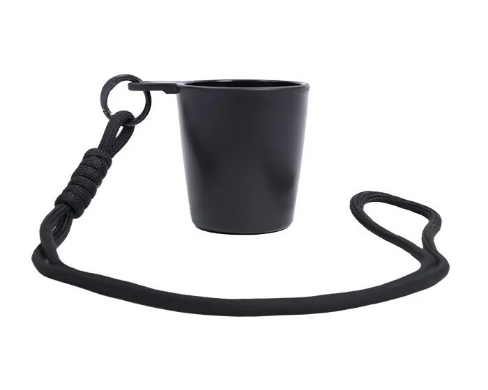 TEQUILERO DE FIBRA DE TRIGO SHOT A3253 NEGRO A3253 Negro