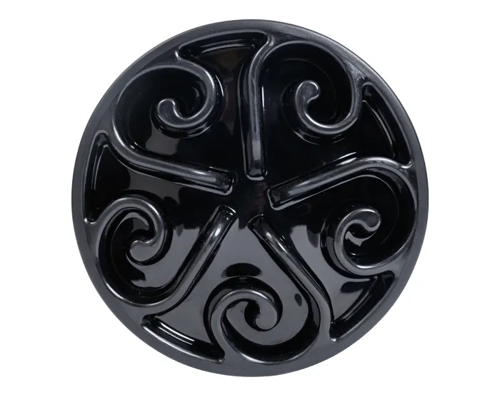 PLATO DE COMIDA LENTA PARA PERRO SLOW A3259 NEGRO — clave A3259
