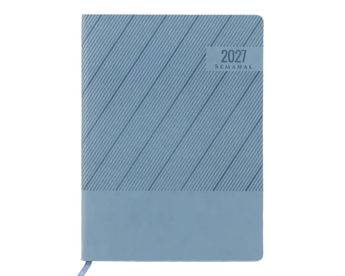 AGENDA SEMANAL 2027 ROMA AS2027 AZUL CLARO — clave AS2027