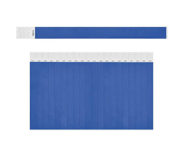 BRAZALETE TYVEK BI5709 (PLANILLA 20PZAS)AZUL — clave BI5709