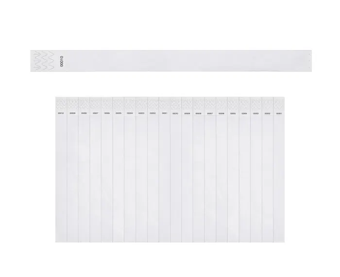 BRAZALETE TYVEK BI5709 (PLANILLA 20PZAS)BLANCO BI5709 Blanco