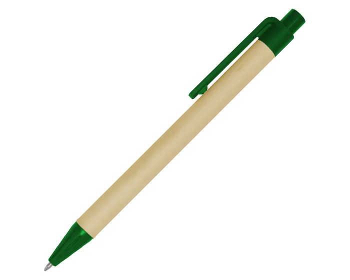 BOLÍGRAFO ECOLÓGICO GREEN LIFE BIOP01 VERDE — clave BIOP01