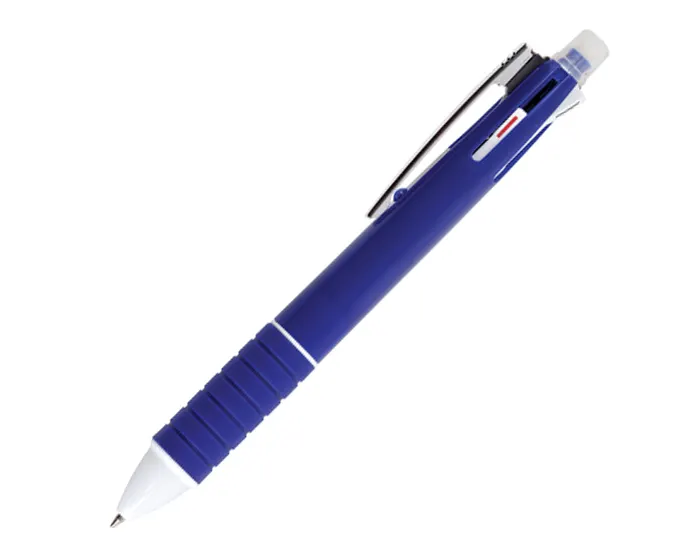 BOLÍGRAFO DE PLÁSTICO MULTI TINTAS BAKÚ BLP4189 AZUL — clave BLP4189