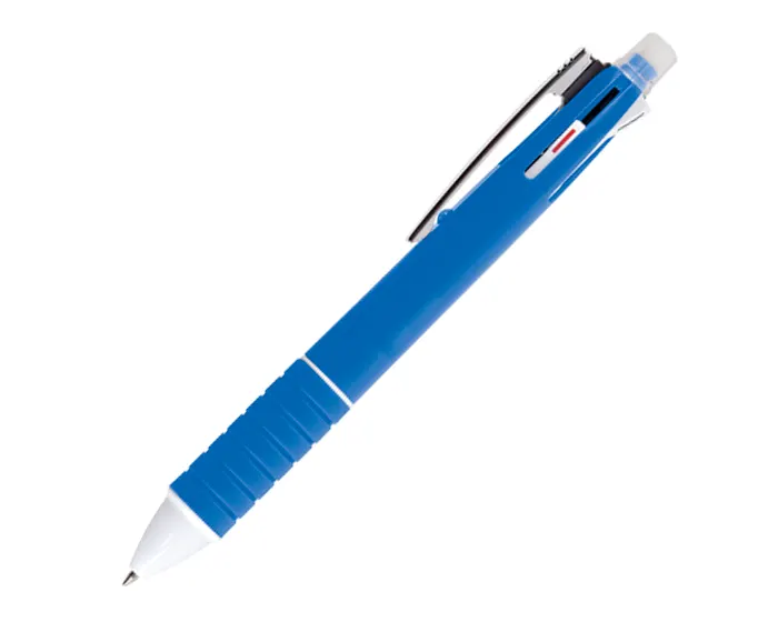 BOLÍGRAFO DE PLÁSTICO MULTI TINTAS BAKÚ BLP4189 AZUL CLARO — clave BLP4189