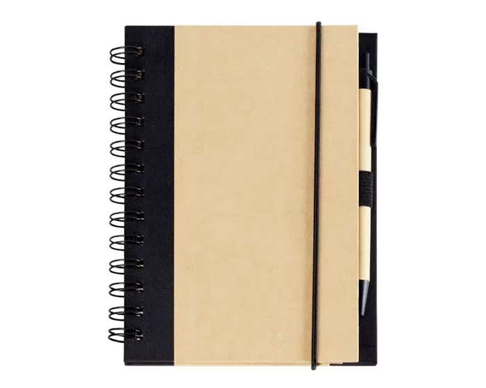 LIBRETA ECOLOGICA C/BOLIGRAFO ISIS LIB2043 BEIGE — clave LIB2043