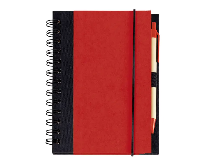 LIBRETA ECOLOGICA C/BOLIGRAFO ISIS LIB2043 ROJO — clave LIB2043