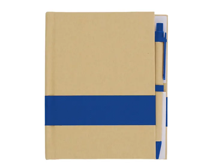 LIBRETA ECOLOGICA CON BOLÍGRAFO MOOD LIB3905 AZUL — clave LIB3905