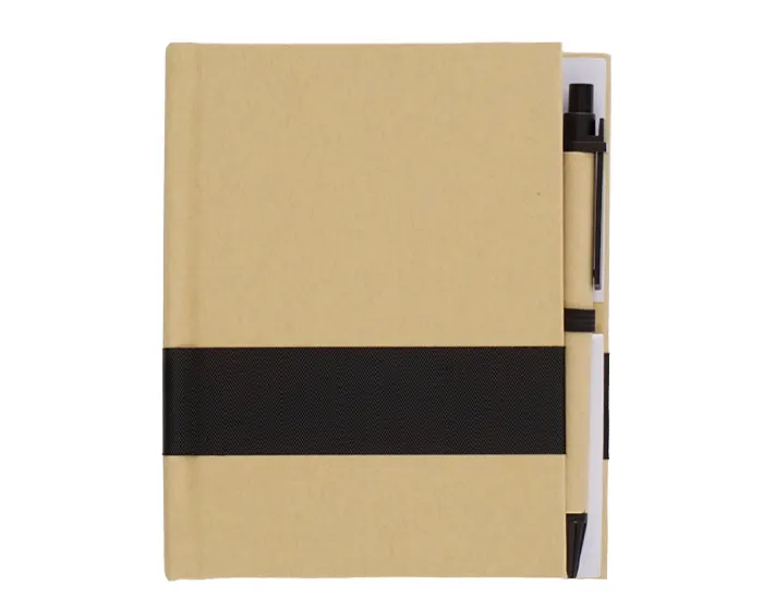 LIBRETA ECOLOGICA CON BOLÍGRAFO MOOD LIB3905 NEGRO — clave LIB3905