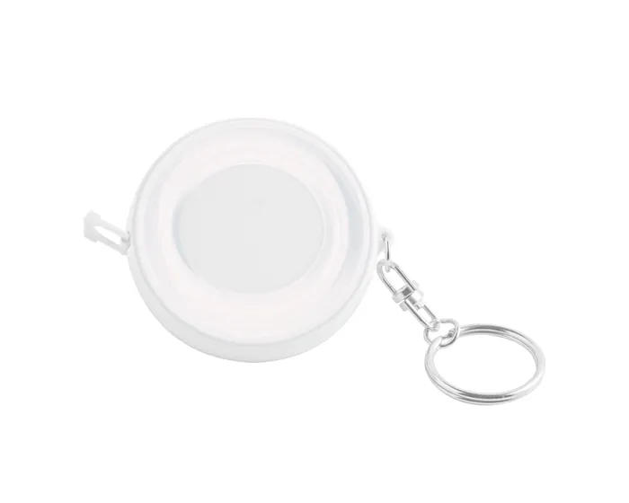 LLAVERO C/FLEXOMETRO 1 M. TRASLUCIDO DOM LLF4680 BLANCO — clave LLF4680