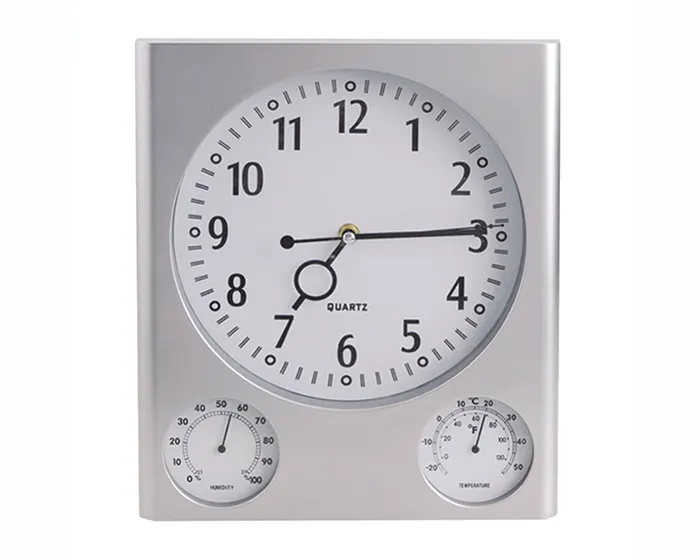 RELOJ DE PARED CRONIX RJP006 PLATEADO — clave RJP006