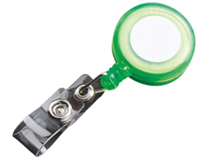 YOYO PORTAGAFETE DE PLÁSTICO SLK05 TRANSLUCIDO VERDE CLARO SLK05 Verde claro