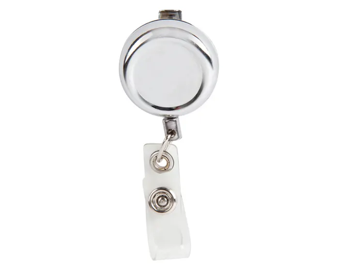 YOYO PORTAGAFETE METÁLICO ADY SLK14 PLATEADO — clave SLK14