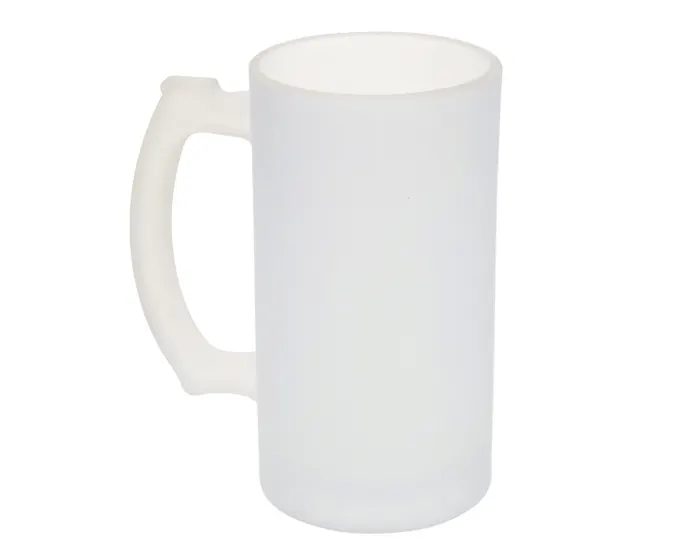 TARRO CERVECERO SATINADO DE SUBLIMACIÓN 15 OZ. FROZEN SUBTC01 TRANSPARENTE — clave SUBTC01