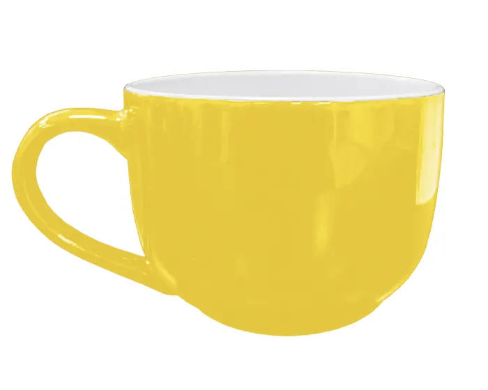 TAZA MINI JUMBO 18OZ. TL201 AMARILLO TL201 Amarillo