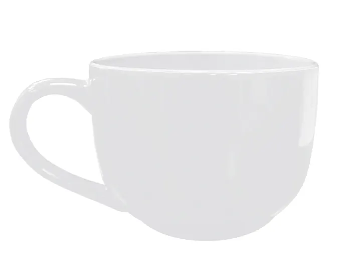 TAZA MINI JUMBO 18OZ. TL201 BLANCO — clave TL201