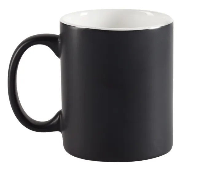TARRO 11OZ. BICOLOR MATE 11 OZ ALASKA TL7110 NEGRO — clave TL7110