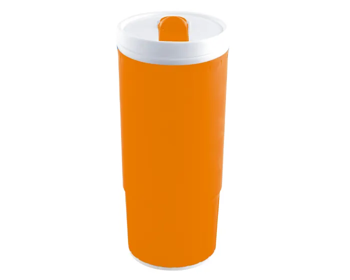 VASO TERMICO DE DOBLE PARED DE 600 ML. TED VST3946 NARANJA VST3946 Naranja