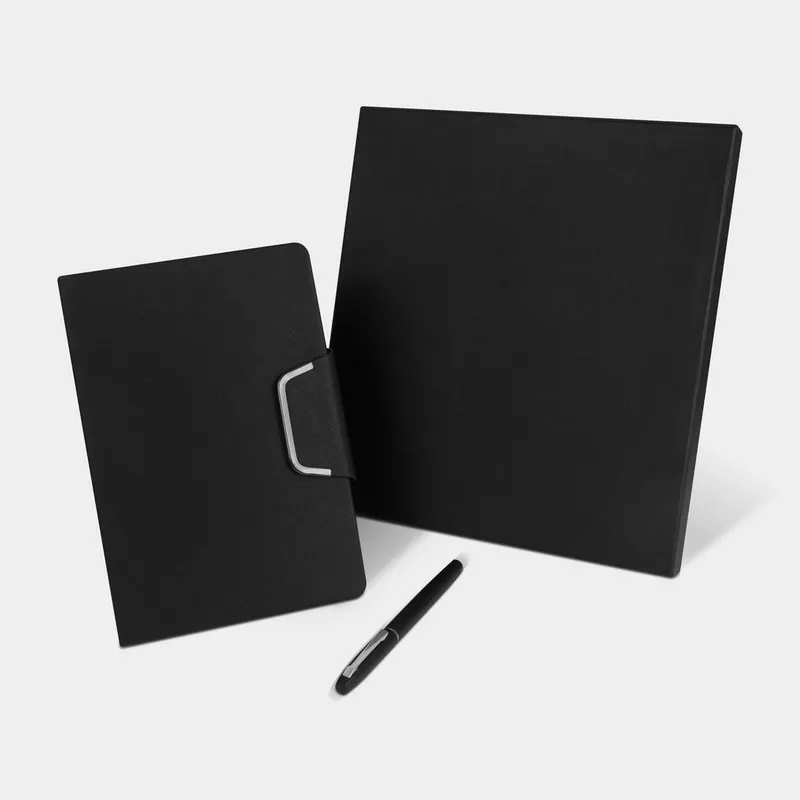 SET DE LIBRETA AGENDARIO RAVELLO HL 9086 Negro HL 9086 Negro
