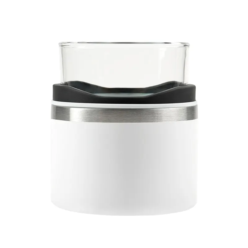VASO WHISKERO BASILE BAR 039 Blanco — clave BAR 039