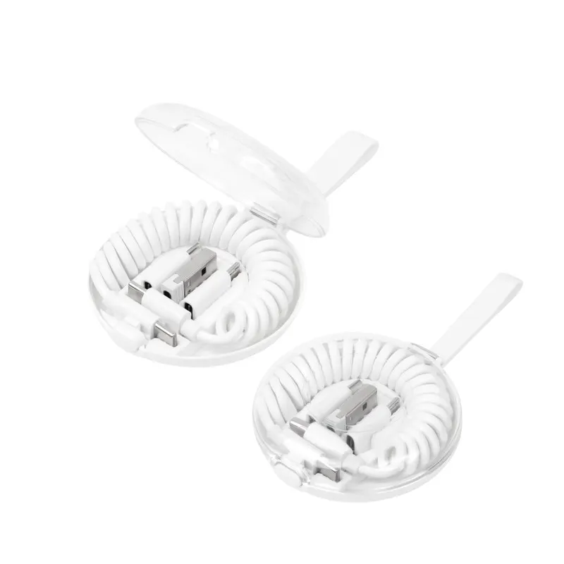 CABLE DE CARGA SPIRA CEL 072 Blanco — clave CEL 072