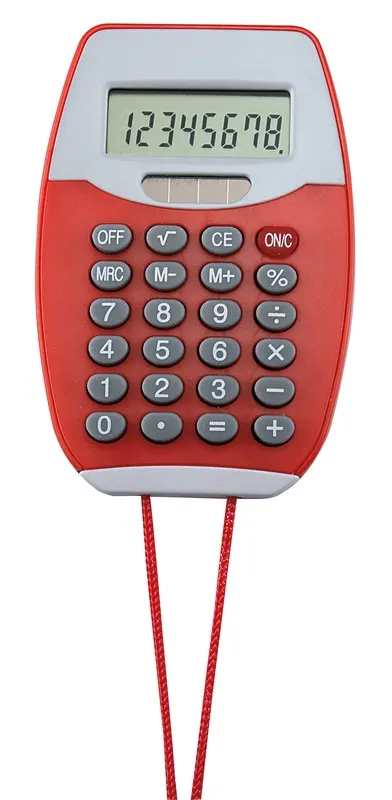 CALCULADORA COLGABLE ENCORE CT 150 Rojo — clave CT 150