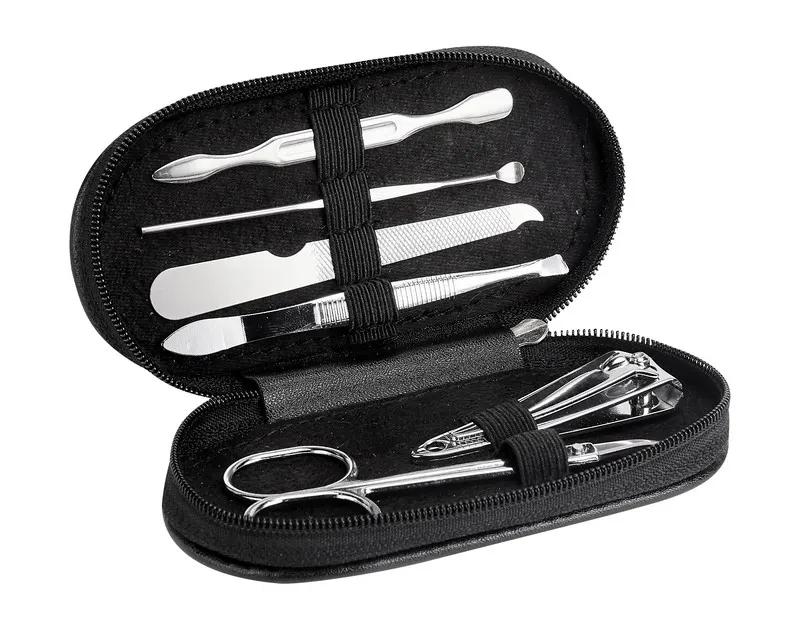 SET DE MANICURE SASKA DAM 012 Negro — clave DAM 012