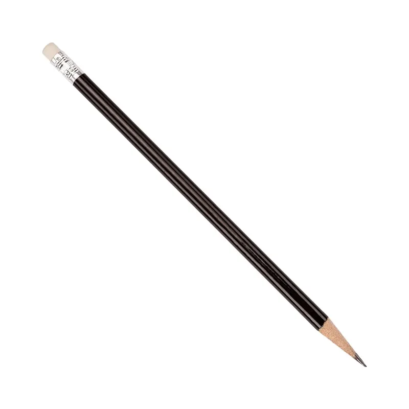 LÁPIZ DE MADERA DPO 008 Negro — clave DPO 008