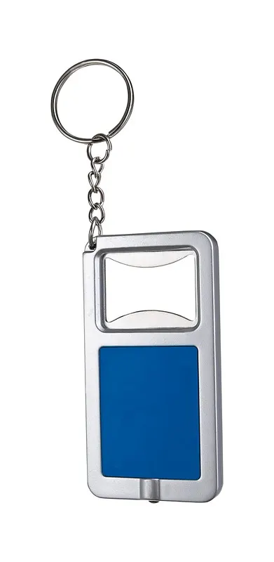 LLAVERO DESTAPADOR C/LUZ STADIUM DPO 020 Azul — clave DPO 020