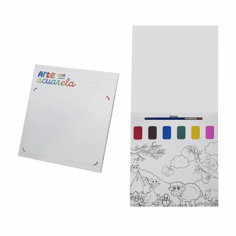 LIBRETA CON ACUARELAS KLIMPT GM 045 Blanco — clave GM 045