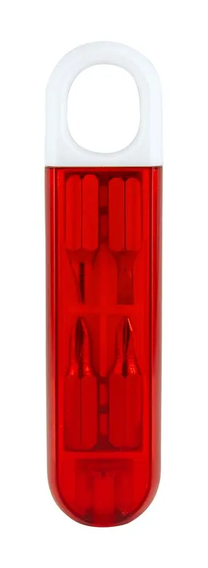 DESARMADOR AZUER HER 031 Rojo traslucido — clave HER 031